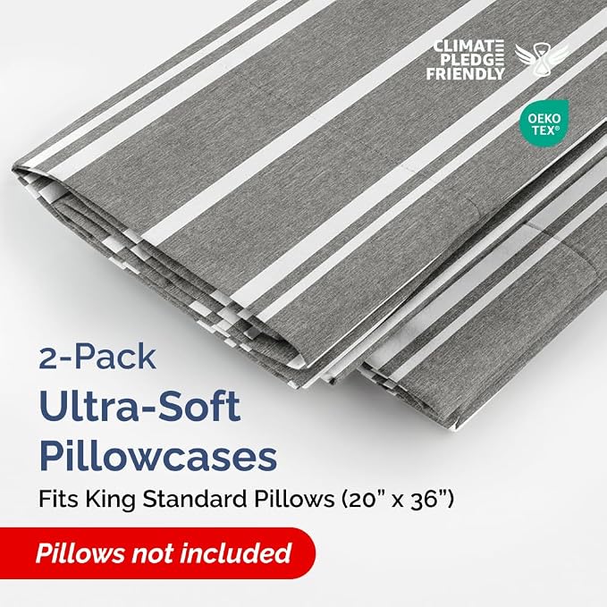 King Standard Pillow Cases Set of 2 - Image 2