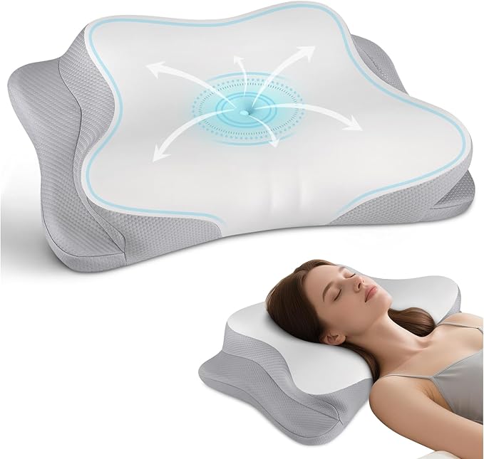 Cervical Neck Pillow by OLUMOON