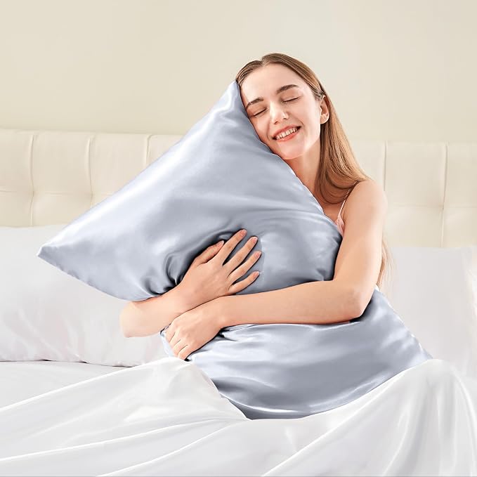 BEDELITE Satin Body Pillow Cover, Super Soft and Cooling Body Pillow Pillowcase - Image 2