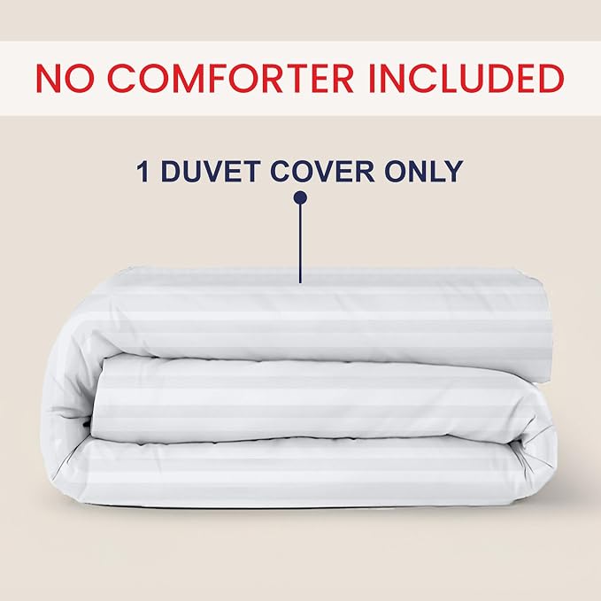 Kotton Culture 1 Pc Twin Size Duvet Cover Only -100% Egyptian Cotton 600 TC - Image 2