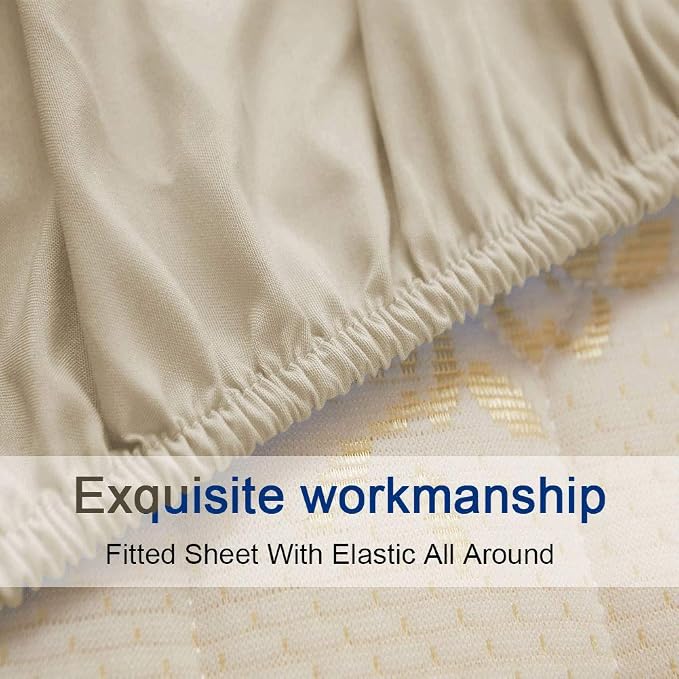 SONORO KATE Bed Sheet Set Super Soft Microfiber 1800 Thread Count Luxury - Image 7
