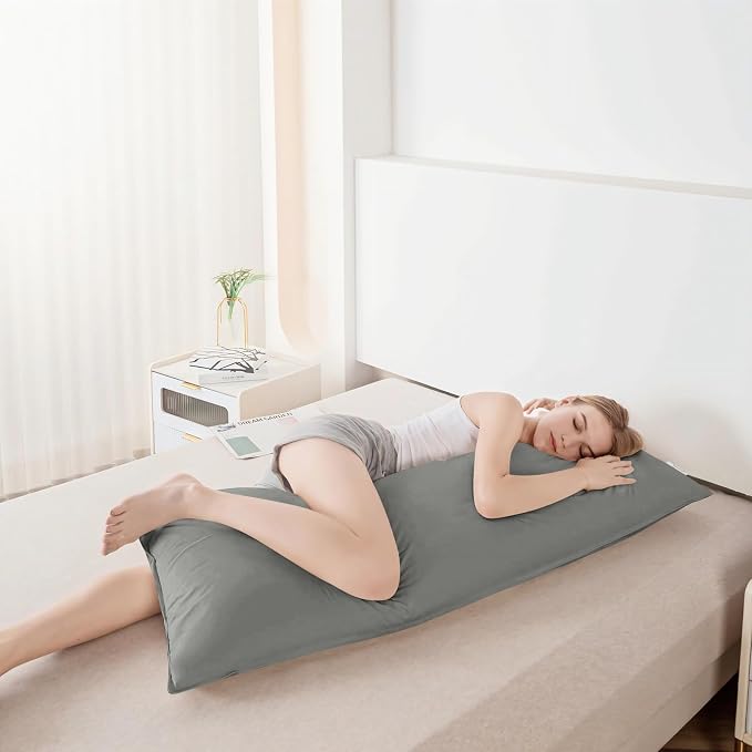 Goose Down Body Pillows for Adults, Large Body Pillow for Side Sleeper - Image 5
