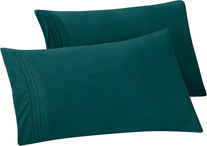 Elegant Comfort Solid Pillowcases 1500 Premium Hotel Quality Microfiber by ELEGANTCOMFORT