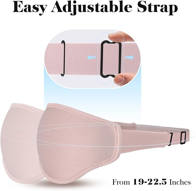 Fygrip 3D Eye Mask Sleep Mask for Men & Women, 100% Pressure-Free & Light - Image 5