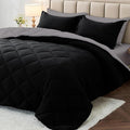 MUXHOMO 7 Pieces Queen Comforter Set, Reversible Bed in a Bag Queen Size by MUXHOMO