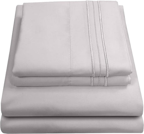 1800 Thread Count Sheet Set – Soft Egyptian Quality Brushed Microfiber Sheets – by SweetHomeCollection