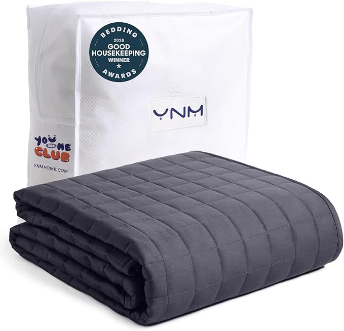 YnM 20lbs Weighted Blanket for Adults, Breathable Heavy Bed Throw Blanket by YNM