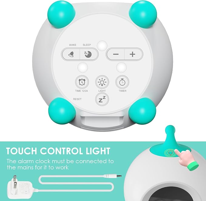 iHoo Ok to Wake Kids Alarm Clock, Toddler Sleep Training Clock - Image 5