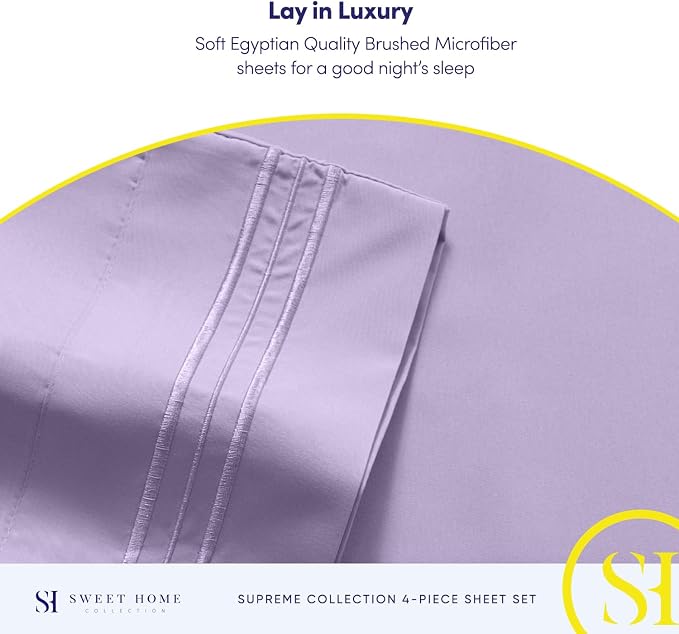 Twin Sheets - Breathable Luxury Sheets - 1800 Supreme Collection Extra Soft - Image 6