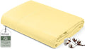 Royale Linens 100% Organic Cotton Full Flat Sheet Only by ROYALELINENS