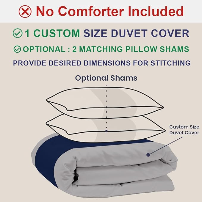 Kotton Culture Custom Duvet Cover -100% Egyptian Cotton 600 Thread Count Soft - Image 2