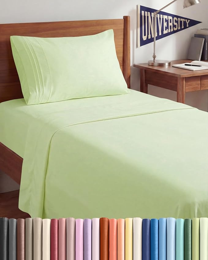 Twin XL Size 3 Piece Sheet Set by CGKUnlimited