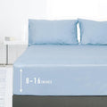 Sunflower King Fitted Sheet, 1-Piece Deep Pocket Fitted Bottom Sheet 16" by SunflowerHometexUS
