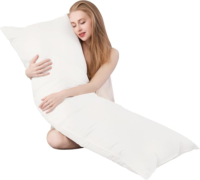 Goose Down Body Pillows for Adults, Large Body Pillow for Side Sleeper - Image 9