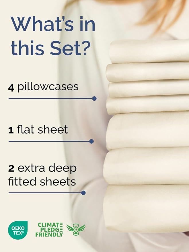 Extra Deep Split King Sheet Set - Image 2