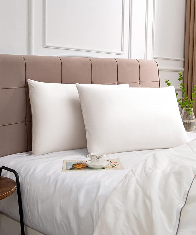 Warmstar Cotton Pillow Cases King Size Set of 2, 600 Thread Count Pillowcases - Image 6