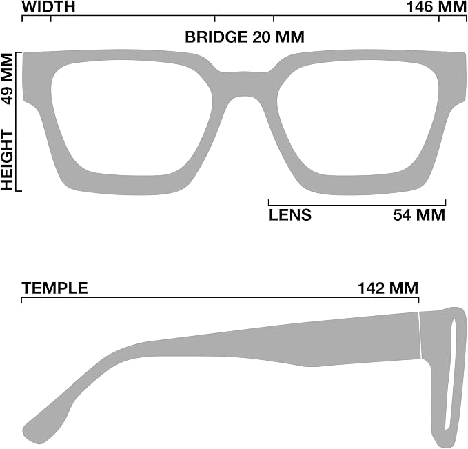 livho Oversized Eyewear Frame for Woman and Men - Image 6