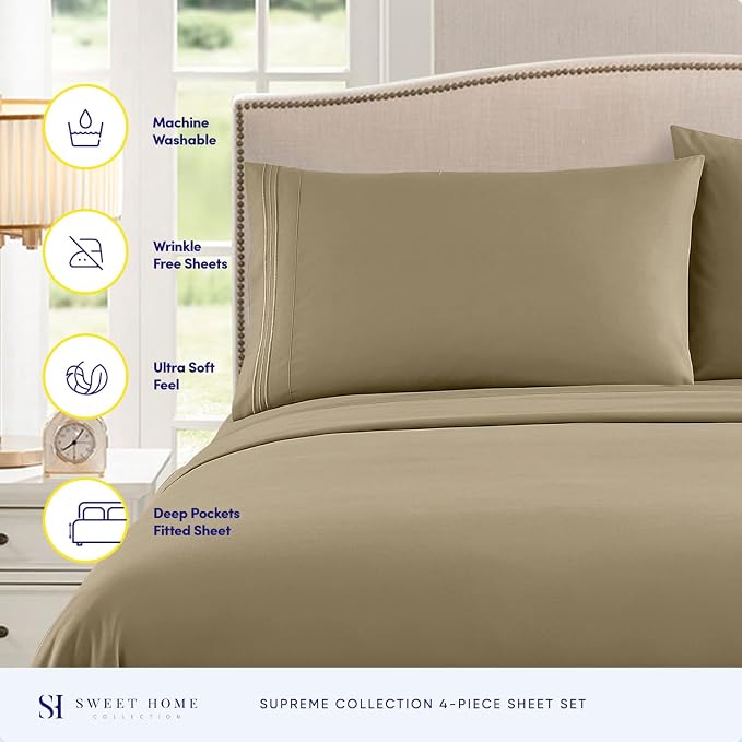 RV Queen Bed Sheets - Image 2