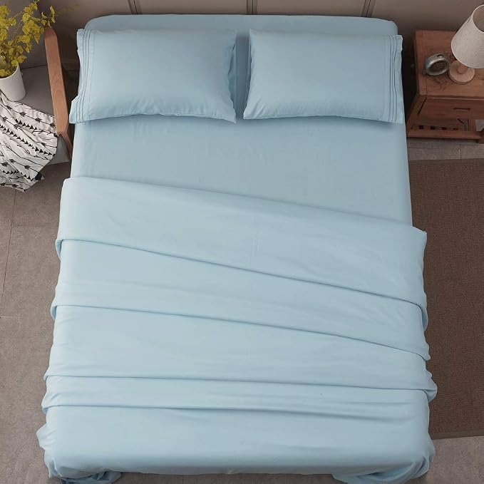 SONORO KATE Bed Sheet Set Super Soft Microfiber 1800 Thread Count Luxury - Image 8