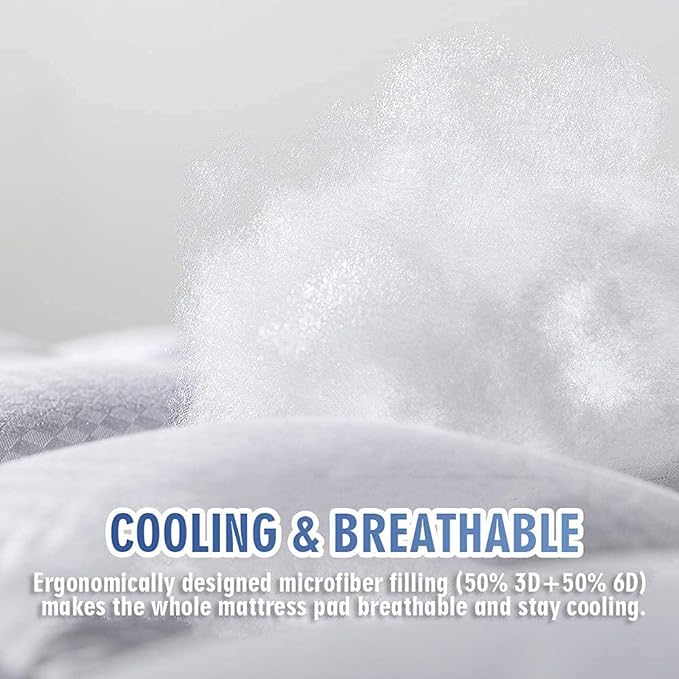 MATBEBY Twin XL Mattress Pad - Image 3