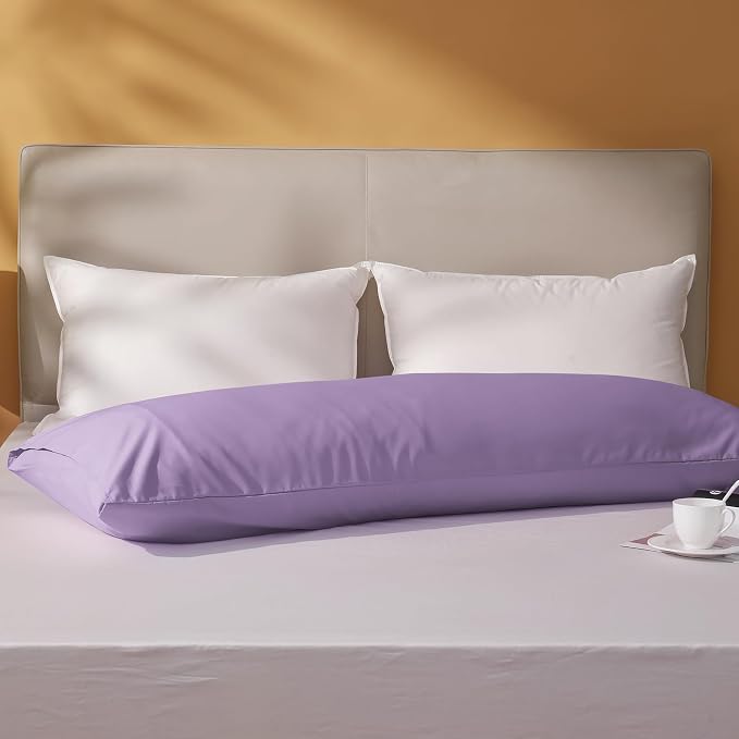 DOWNSTORIA Body Pillow Cover, Ultra Soft Microfiber Long Pillowcase, Envelope - Image 2