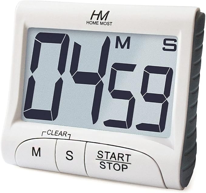 3" Large Display Kitchen Timer by HomeMost