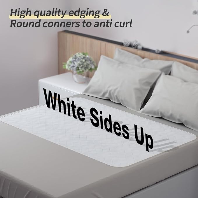 CoolShields Waterproof Bed Pads Incontinence Washable Reusable Bedwetting - Image 8