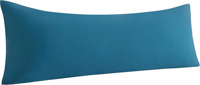 NTBAY Body Pillowcase, 20x54 inches, Teal Blue, Brushed Microfiber, Envelope by NTBAY