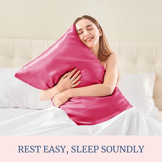 BEDELITE Satin Pillowcase for Hair and Skin, Super Soft and Cooling Similar to - Image 5