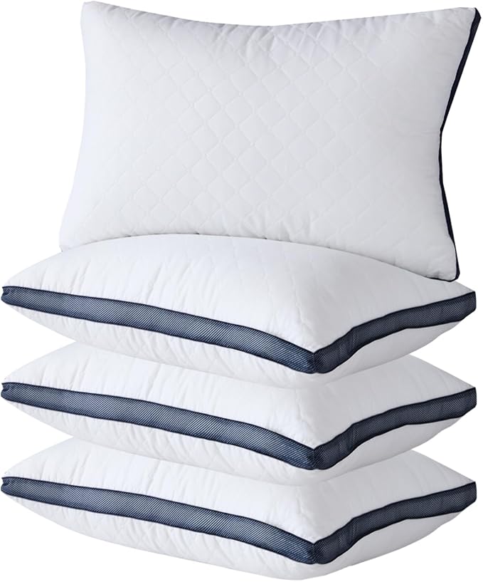 Meoflaw Pillows for Sleeping, Luxury Hotel Pillows Standard Size Set of 4 by Meoflaw