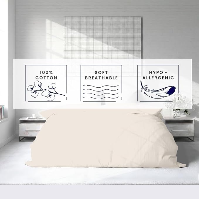 Kotton Culture 1 Pc 120"x120" Duvet Cover Super King Plus/Super Oversize King - Image 6