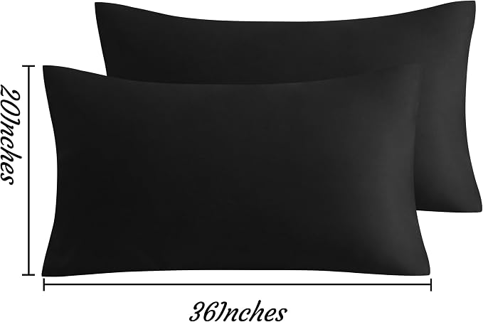 NTBAY King Pillow Cases Set of 2, 2 Pack Brushed Microfiber 20x36 Pillow Cases - Image 3