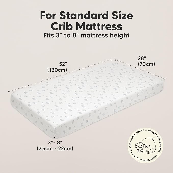 KeaBabies 2-Pack Organic Crib Sheets - Image 2