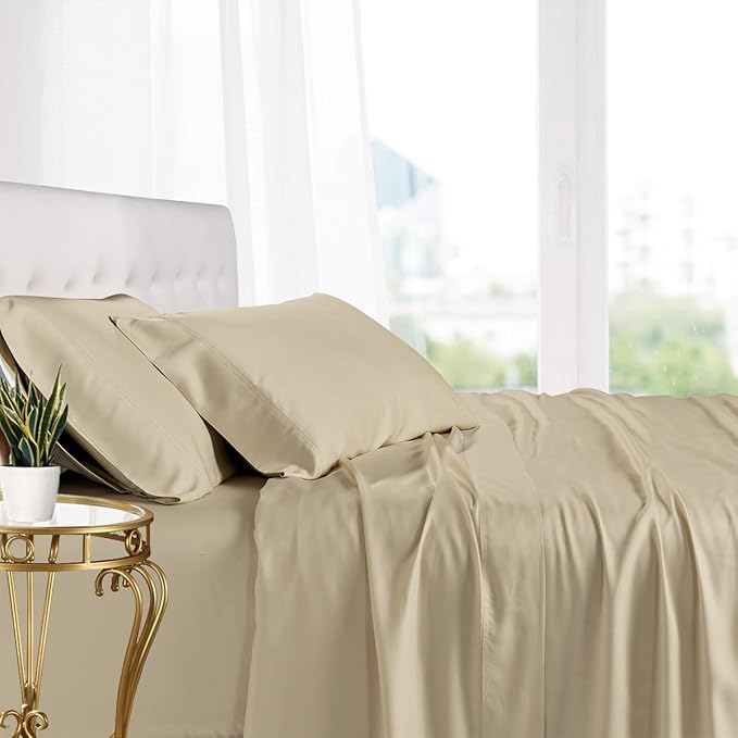 Royal Hotel Bedding 100% Natural Viscose Made from Bamboo Pillowcases, Soft by RoyalHotelBedding