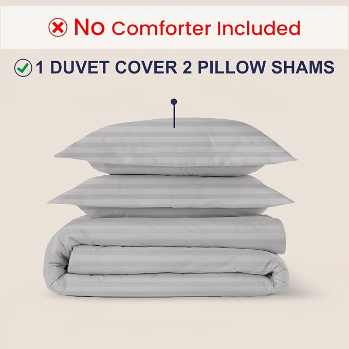 Kotton Culture 120"x120" 3 Pc Super King Plus/Super Oversize King Duvet Cover - Image 2