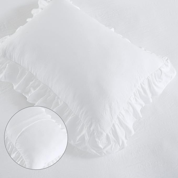 Ruffle Duvet Cover King Size, 104x90 in - Image 6