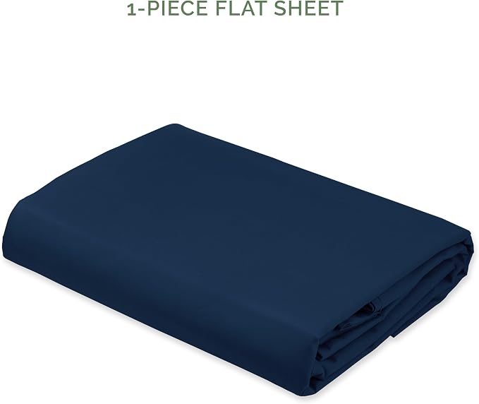 Elegant Comfort Premium Hotel Quality 1-Piece Flat Sheet, Luxury & Softest 1500 - Image 2