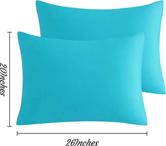NTBAY Standard Pillow Cases Set of 2, 2 Pack Brushed Microfiber 20x26 Pillow - Image 6