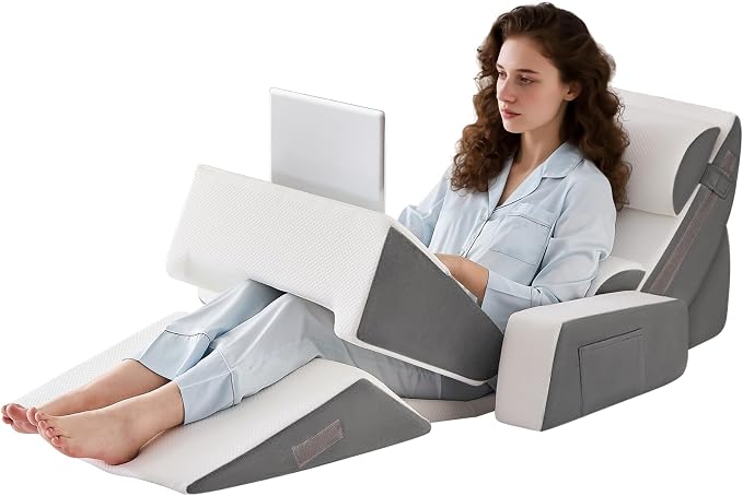 Yojoker 9PCS Orthopedic Bed Wedge Pillow Set by Yojoker