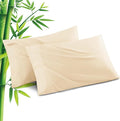 Pillowcases Standard Size 2 Pack, Cooling Viscose from Bamboo Pillow Cases by JamRest