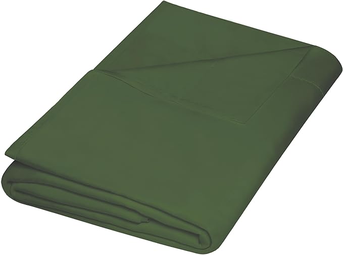 ZPECC Twin Flat Sheet Only 1 Pack, Durable Olive Green Top Bed Sheets by ZPECC-ABrandThatHasBeenFocusedOnBabyProductsFor18Years