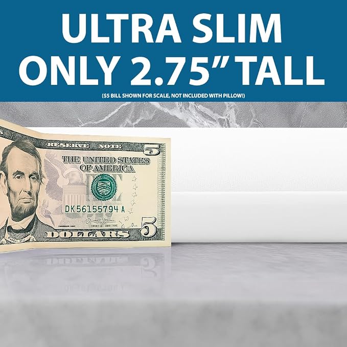 Bluewave Bedding Ultra Slim Gel Memory Foam Pillow - Image 5