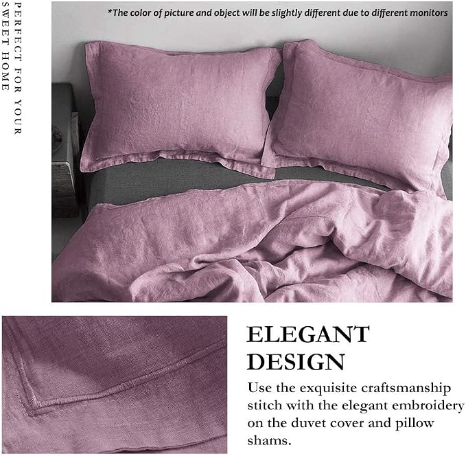Simple&Opulence 100% Linen Duvet Cover Set - Image 2