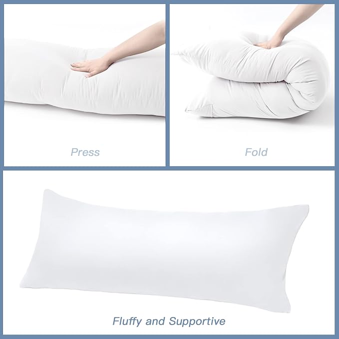 DOWNCOOL Luxury Full Body Pillow Insert - Image 6