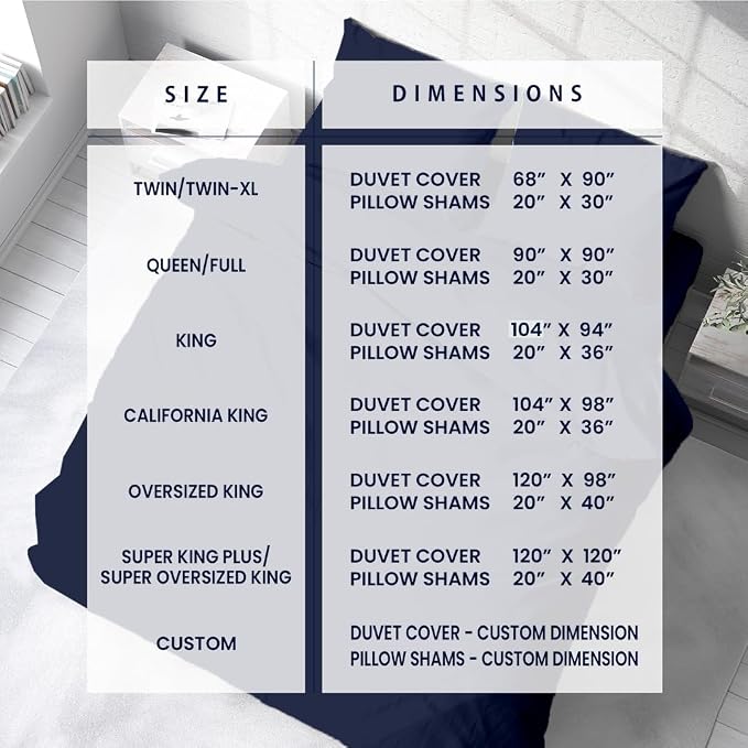 Kotton Culture 3 Pc Duvet Cover Queen Size/Full Size Set-100% Egyptian Cotton - Image 3