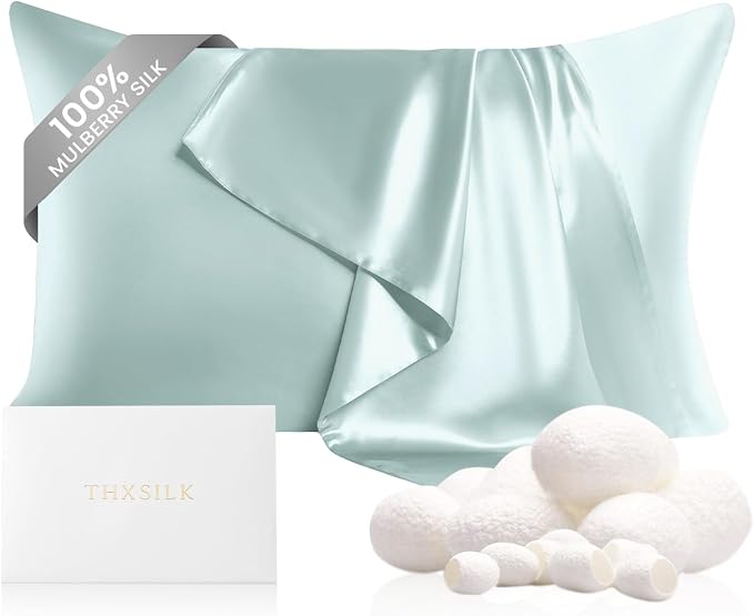 THXSILK 100% Mulberry Silk Pillowcase by THXSILK