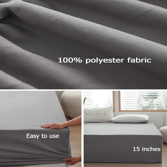 Bedding TwinXL Size Fitted Sheet Only - Image 3