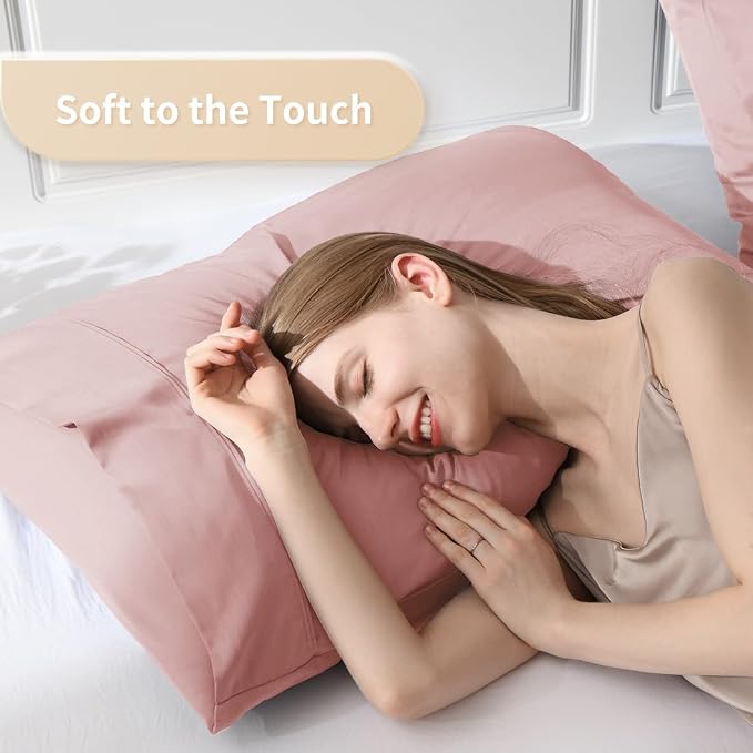 Standard Pillowcases, Cooling Viscose from Bamboo Pillow Covers - Image 3