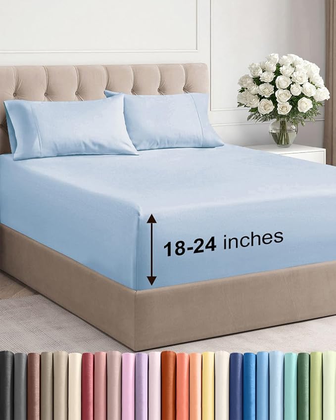 Extra Deep Twin Sheet Set by CGKUnlimited