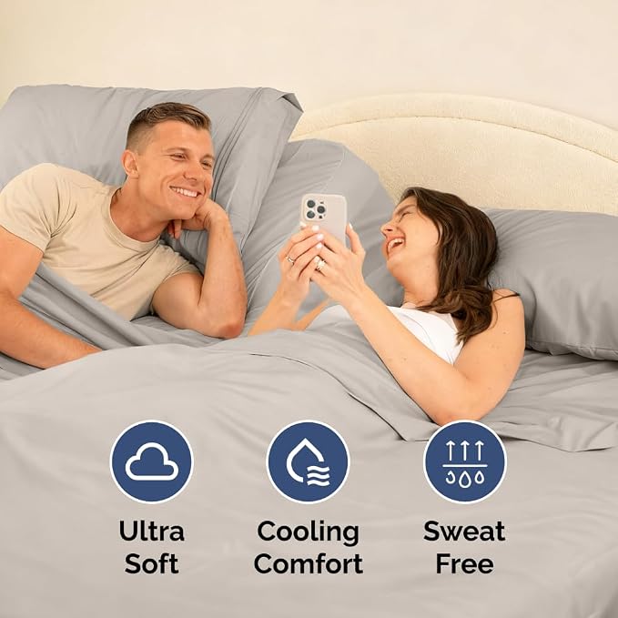 Flex Top Split Head King 4 Piece Sheet Set - Image 5